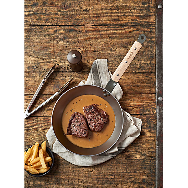 Lot 2 poêles acier Minéral B Bois 24 et 28 cm De Buyer - Mathon - 3