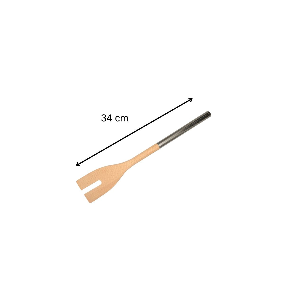 Ensemble de 2 Fourchettes à salade verte en bois 34 cm  Boissellerie Fackelmann - Mathon - 3