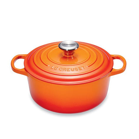 Cocotte fonte rond 26 cm volcanique Le Creuset - Mathon - 1