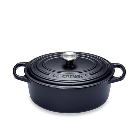 Cocotte fonte ovale 27 cm noir Le Creuset - Mathon - 1