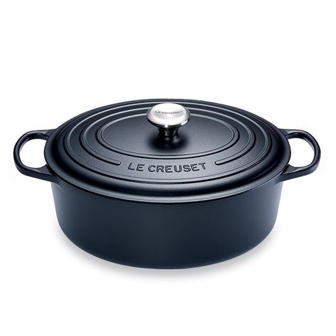 Cocotte fonte ovale 31 cm noir Le Creuset - Mathon - 1