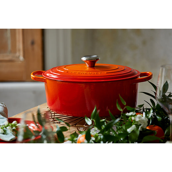 Cocotte fonte ovale volcanique 31 cm Le Creuset - Mathon - 4