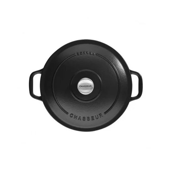 Cocotte ronde en fonte émaillée 20 cm noir mat Chasseur - Mathon - 4