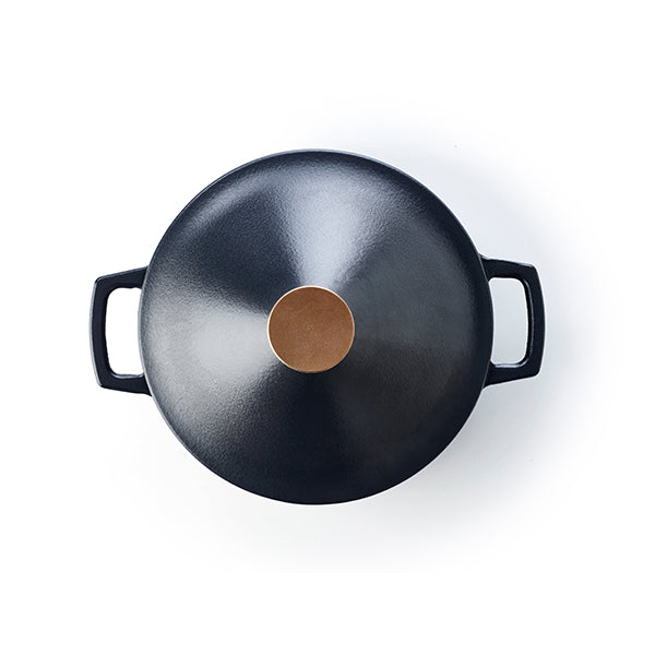 Tajine en fonte émaillée 26 cm Nori 3 L noir Beka - Mathon - 3