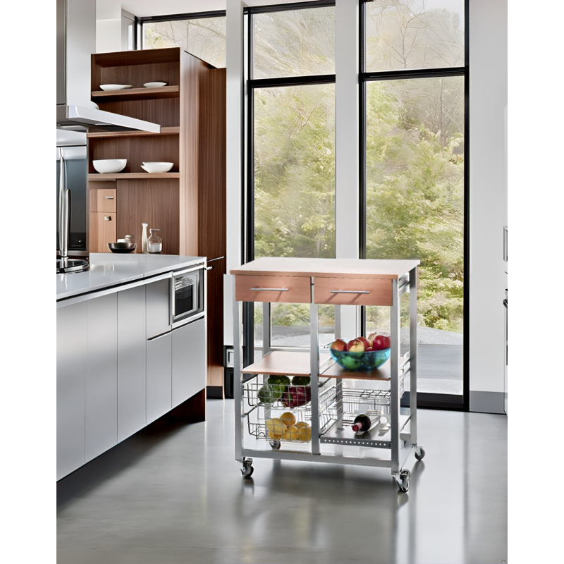 Desserte de cuisine, chariot rangement cuisine oslo Don Hierro - Mathon - 5