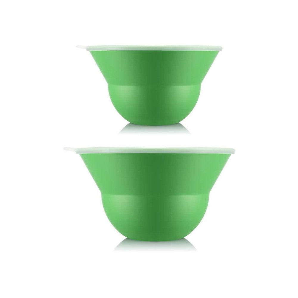 Ensemble De 2 Saladiers 3 L Et 4.9 L Avec Couvercle Silicone - Bodum - Topee - Apple Bodum - Mathon - 1
