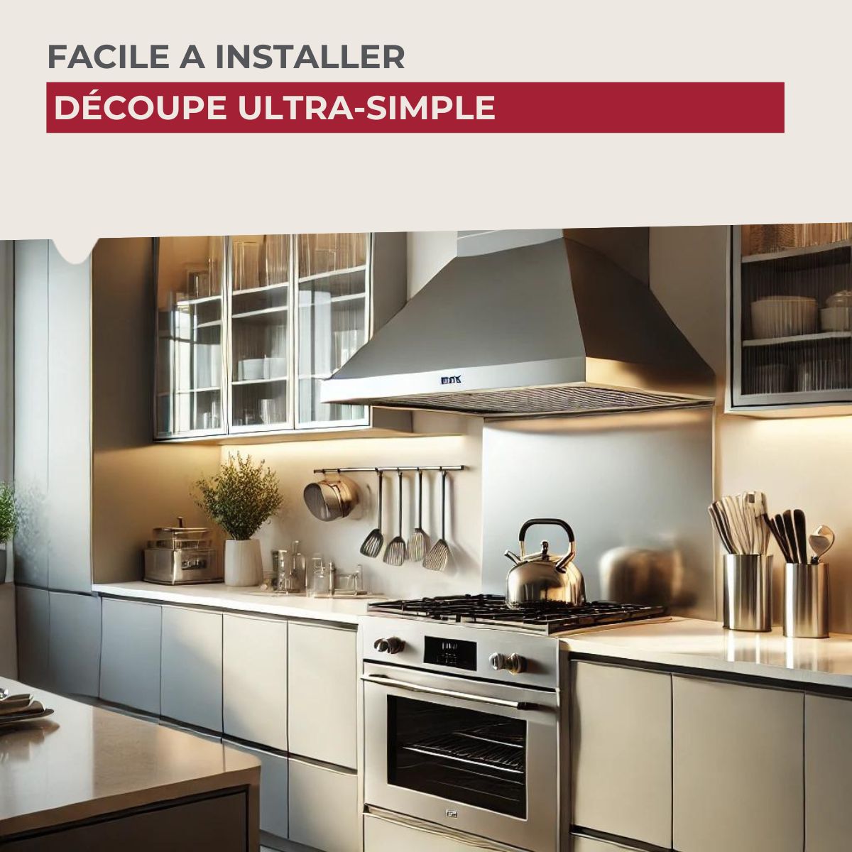 Filtre hotte  47 x 57 cm Accessoires hotte et friture Fackelmann - Mathon - 5