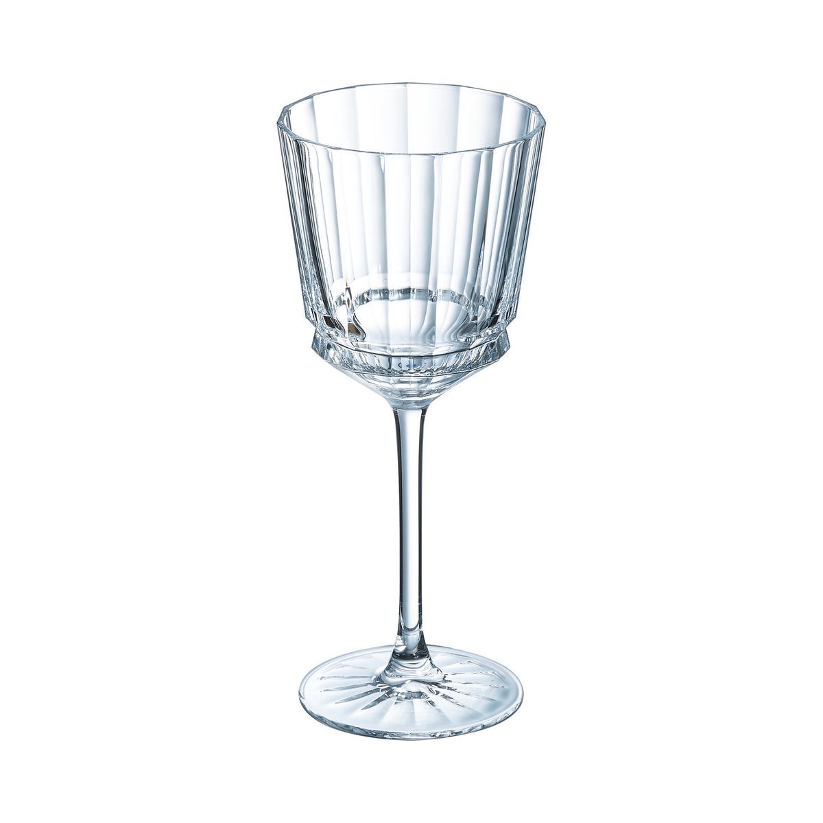 6 verres à pied de table 25cl Macassar - Cristal d