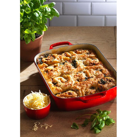 Plat rectangulaire fonte émaillée 37 cm Cerise Le Creuset - Mathon - 2