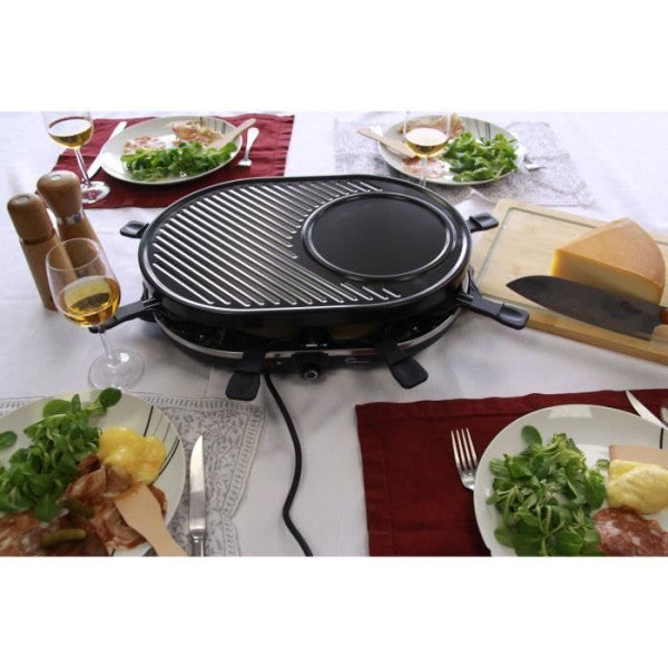 Appareil A Raclette - Little Balance - Multi Cheese - 1200 W - 8 Personnes - Grill / Crepe Amovible - Bleu Nuit Little Balance - Mathon - 3
