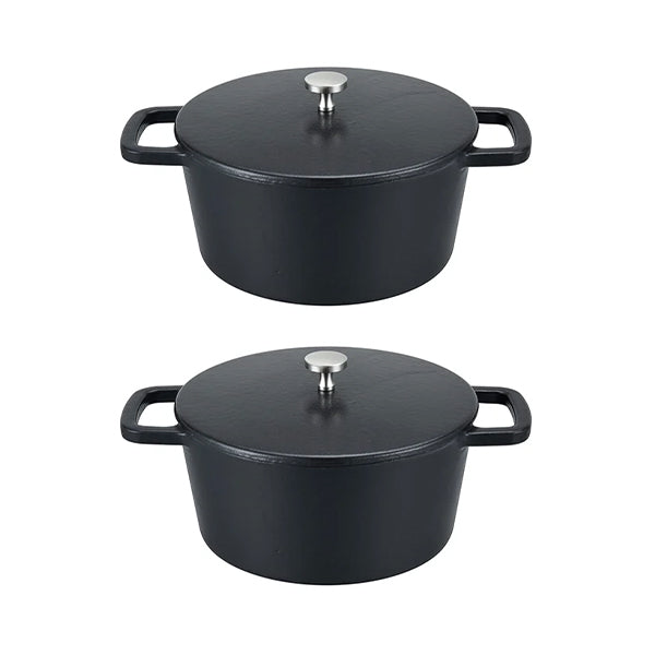 Set de 2 mini cocottes rondes 10 cm Baumalu - Mathon - 1