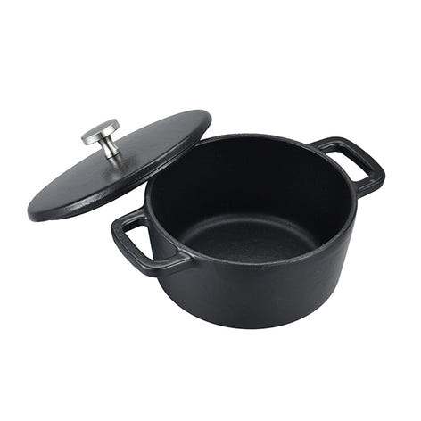 Lot de 2 mini cocottes rondes 10 cm Baumalu - Mathon - 2