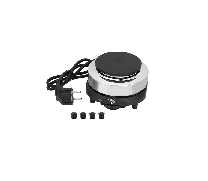 Plaque de cuisson électrique portative 500W gris noir Vendos85 - Mathon