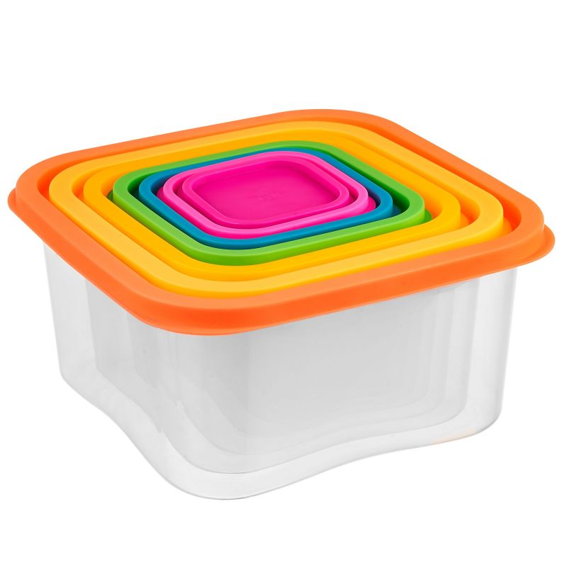 Ensemble de boites de conservations alimentaires 7 pièces Herzberg HGSFS7N1 Herzberg - Mathon - 3