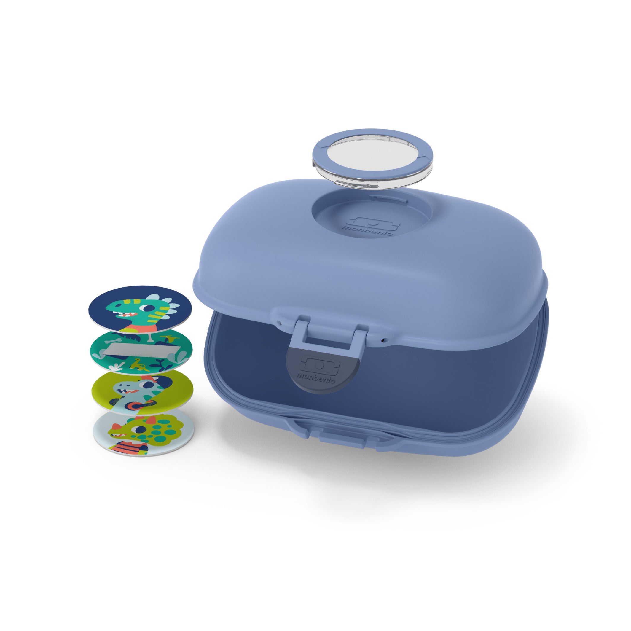 Boîte à goûter enfant Gram 600ml Bleu Infinity Monbento - Mathon - 4