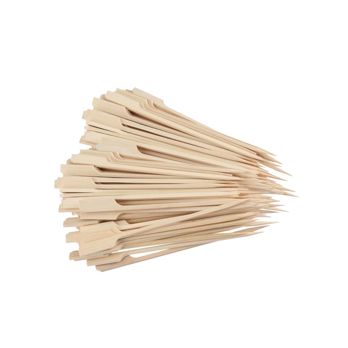 Lot de 100 pics en bois brochettes de 15 cm  Single Use Fackelmann - Mathon - 1