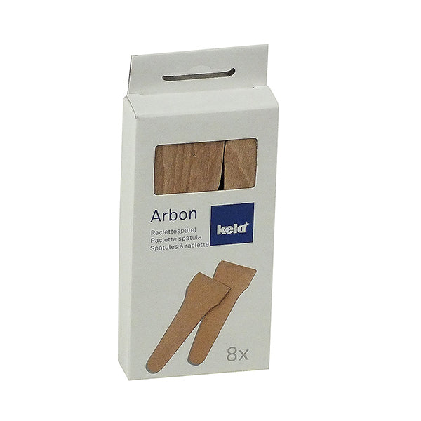 Set 8 spatules à raclette en bois de hêtre Kela - Mathon - 2