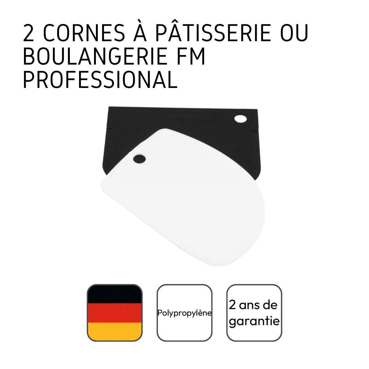 Lot de 2 cornes à pâtisserie FM Professional - Mathon - 4