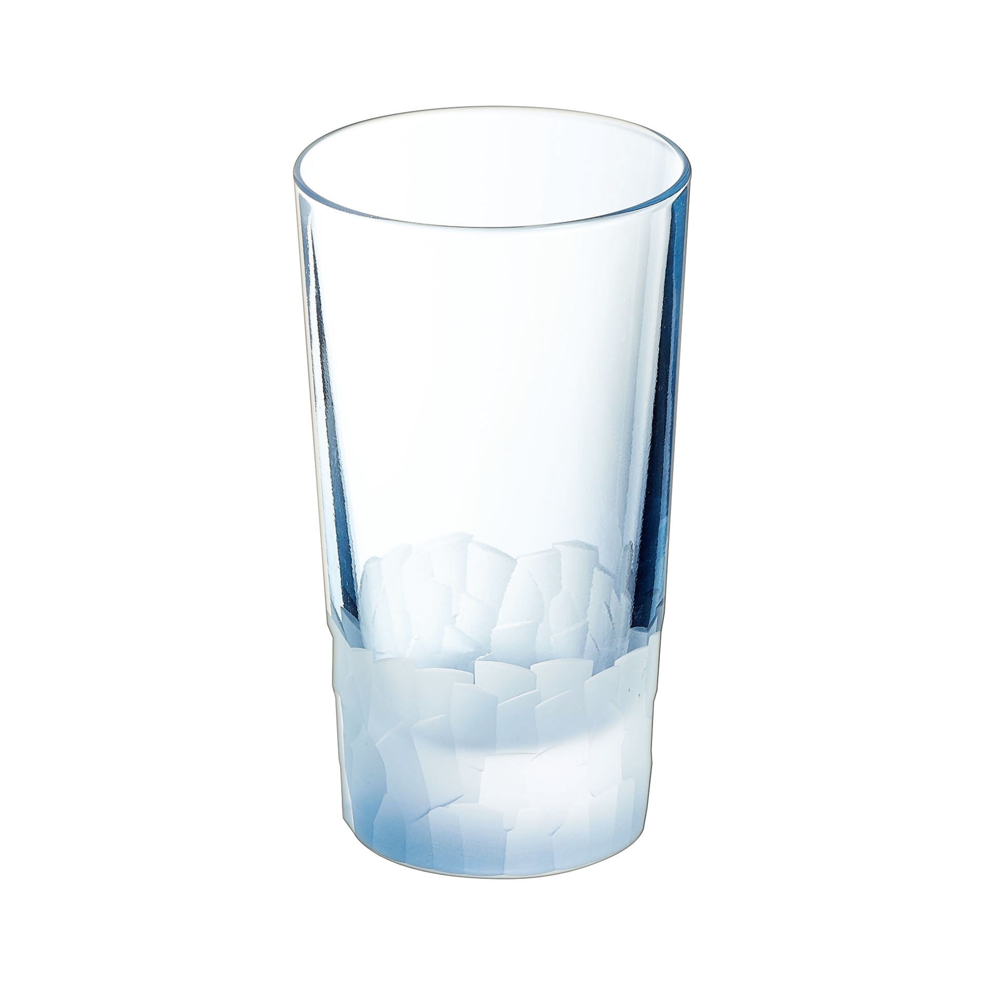 6 verres forme haute 33cl Intuition Colors Blue Cristal d