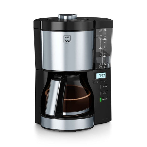 Cafetière Melitta Look V Timer 1025-08 1080 W Noir Et Gris Melitta - Mathon
