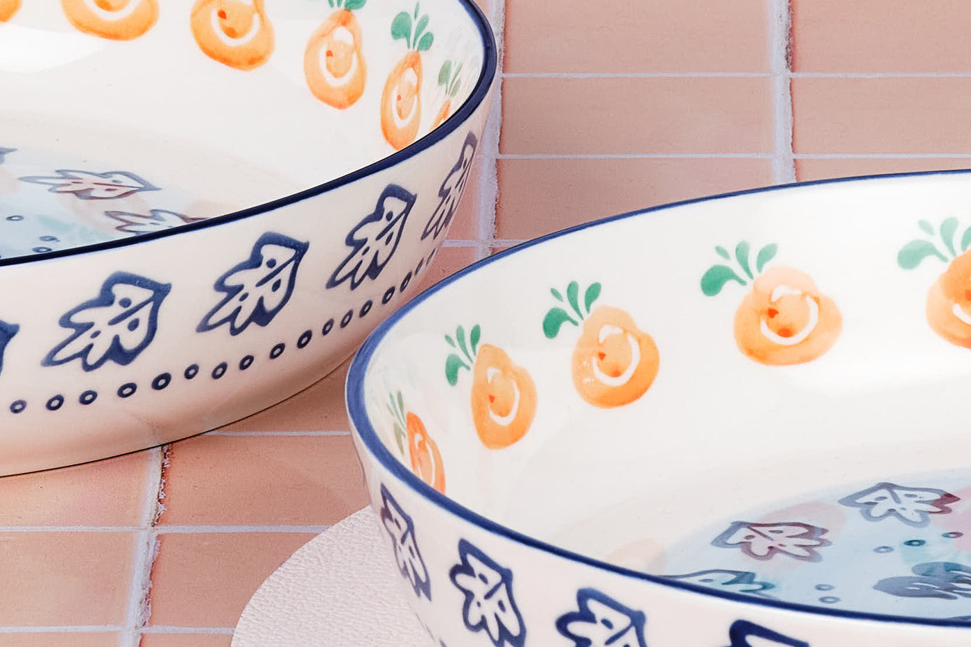 Corbeille à fruits NAPOLI Ø25,5cm - 2 pièces - Agrume Björn - Mathon - 5