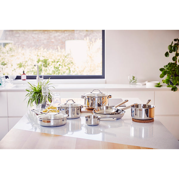 Lot de 2 poêles inox Cicla 24 et 28 cm  Beka - Mathon - 2