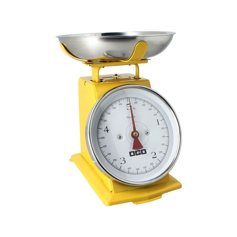 Balance Meca Jaune 5kg/20g Ogoliving - 7915022 OGOLIVING - Mathon
