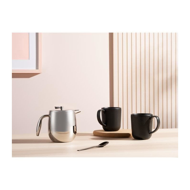 Cafetiere A Piston - Bodum - Columbia - Double Paroi - 4 Tasses - 0.5 L - Inox - Mat Bodum - Mathon - 2