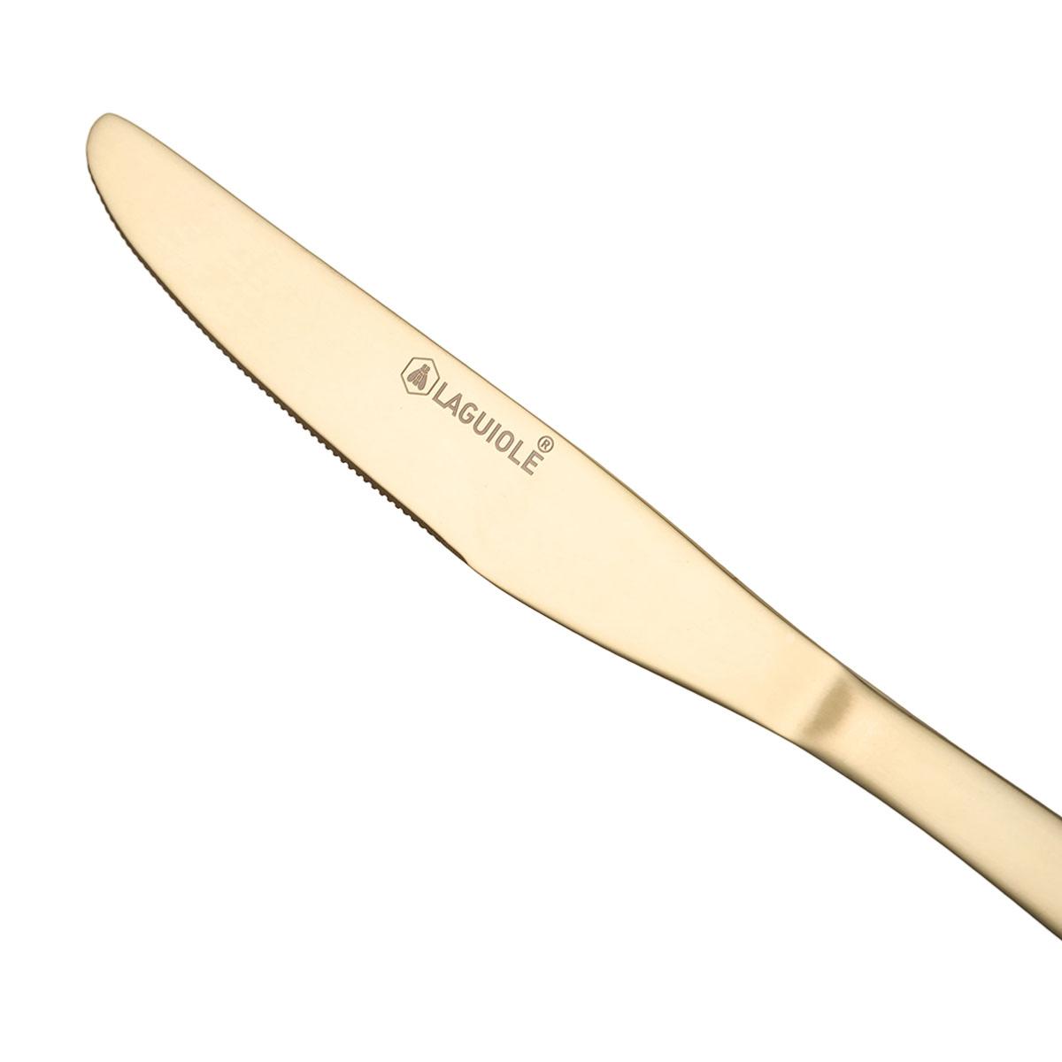 Ménagère 24 pièces - "Elora champagne" Laguiole Cuisson - Mathon - 4