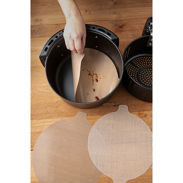 Set de feuilles de cuisson rondes pour friteuses à air chaud NoStik - Mathon - 2