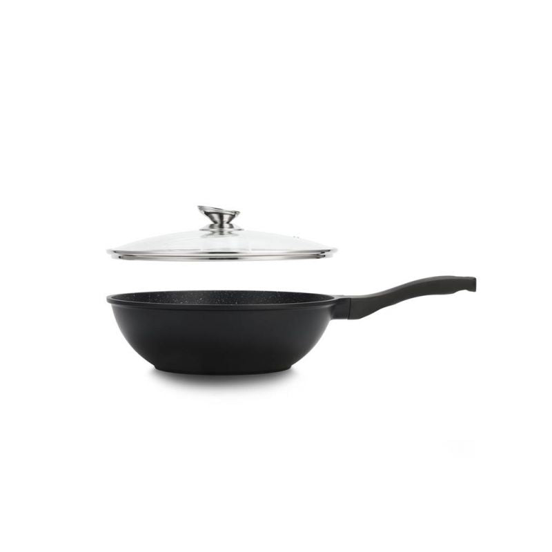 Poêle Wok 28 cm en fonte Royalty Line RLBW28M Royalty Line - Mathon - 4
