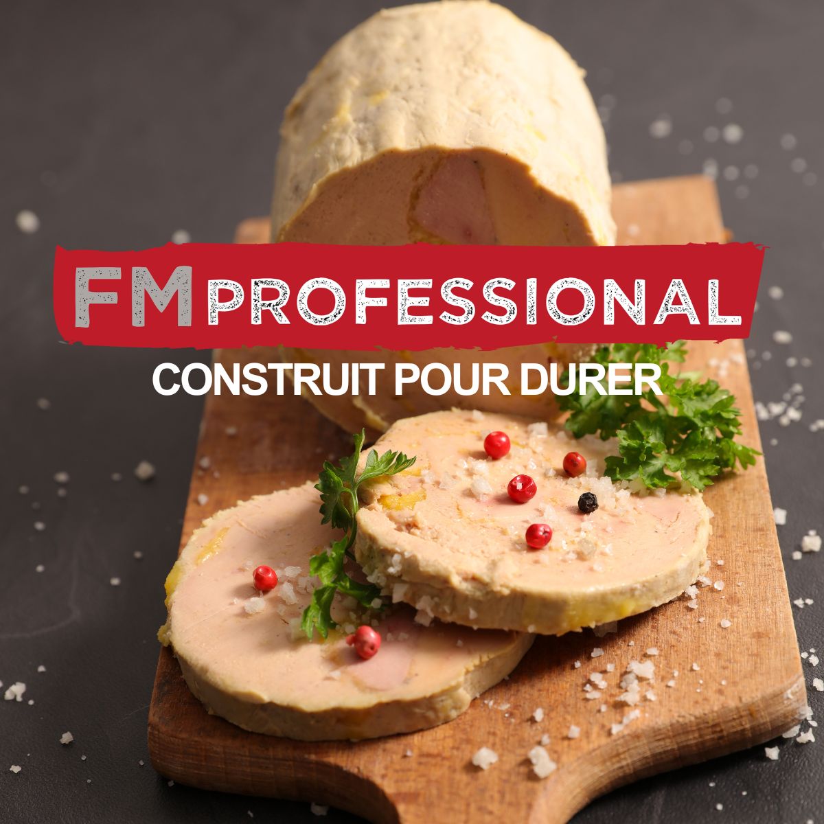 Coupe et présentation foie gras en marbre 23 x 15 cm FM Professional - Mathon - 6