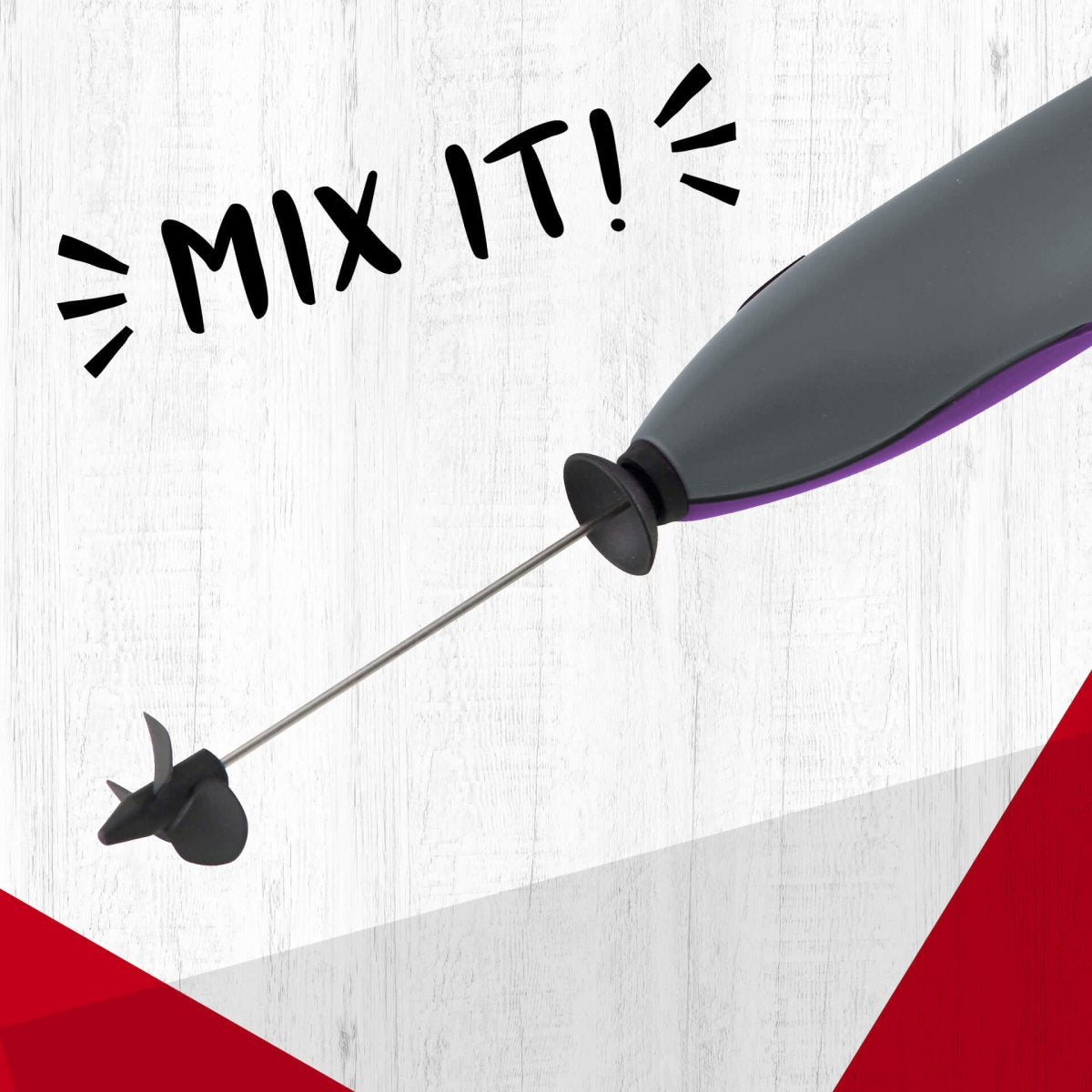 Mousseur à lait avec piles Fackelmann - Mathon - 2