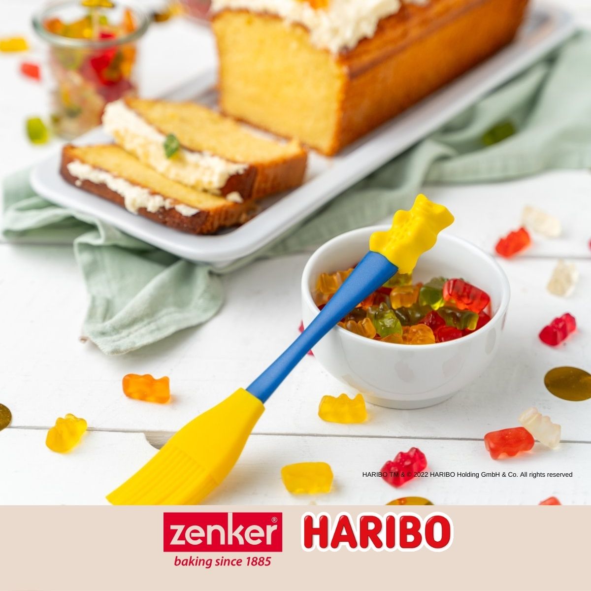 Pinceau de cuisine et pâtisserie 19,8 cm en poils silicone Zenker Haribo Zenker - Mathon - 7