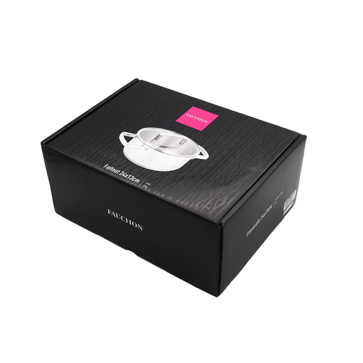 Faitout 24cm en inox SIGNATURE Fauchon Art de la Table - Mathon - 4