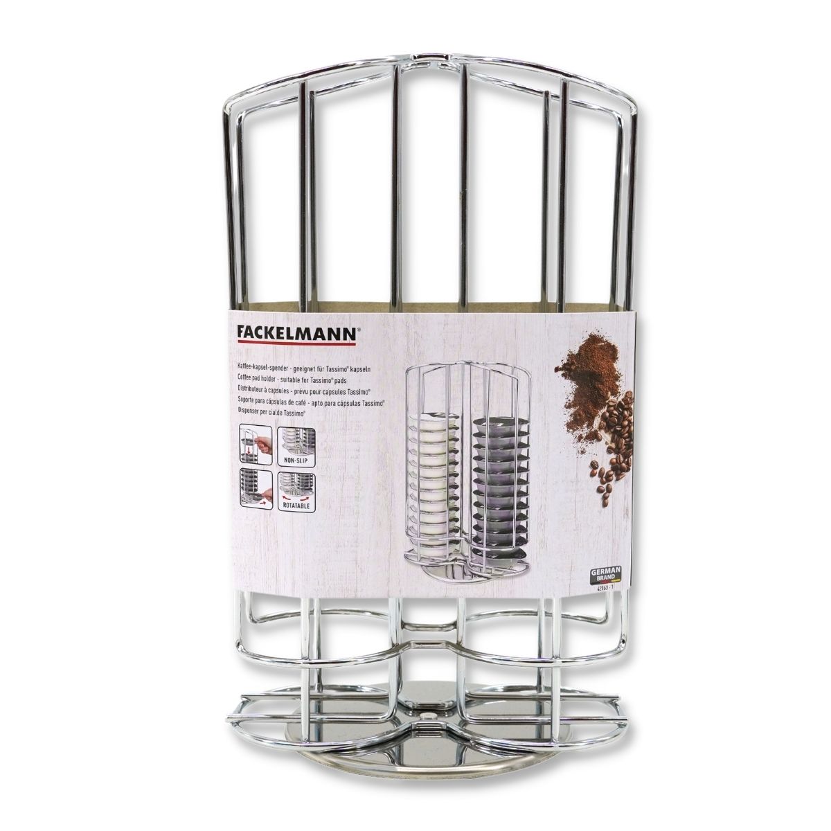 Porte capsules Tassimo rotatif  Petit Déjeuner Fackelmann - Mathon - 2