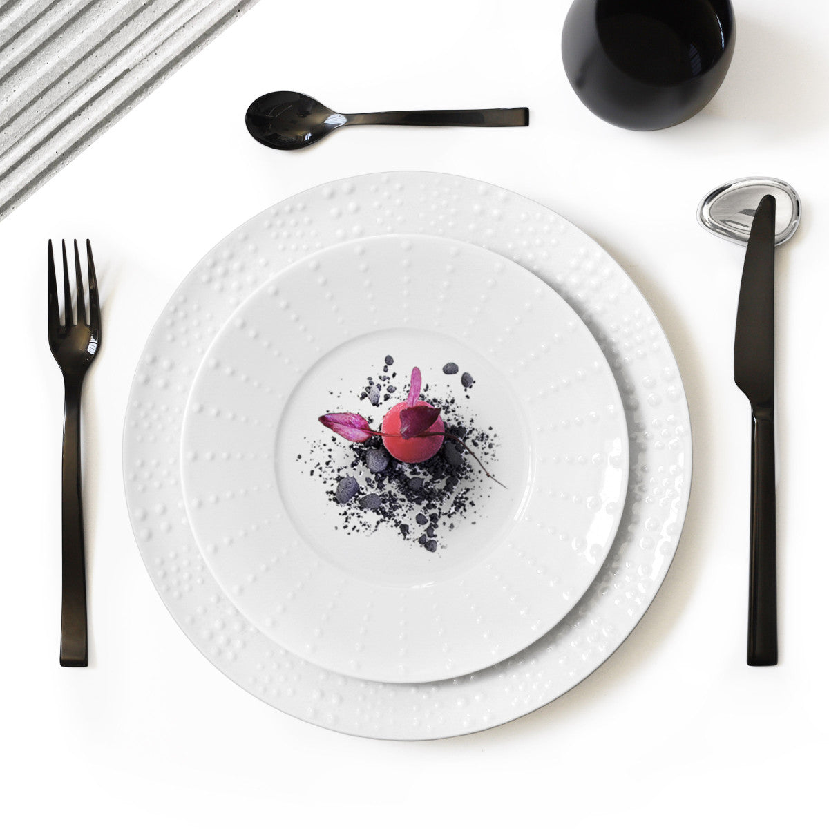 Side Noir - Ménagère 24 pièces en coffret Couzon - Mathon - 2