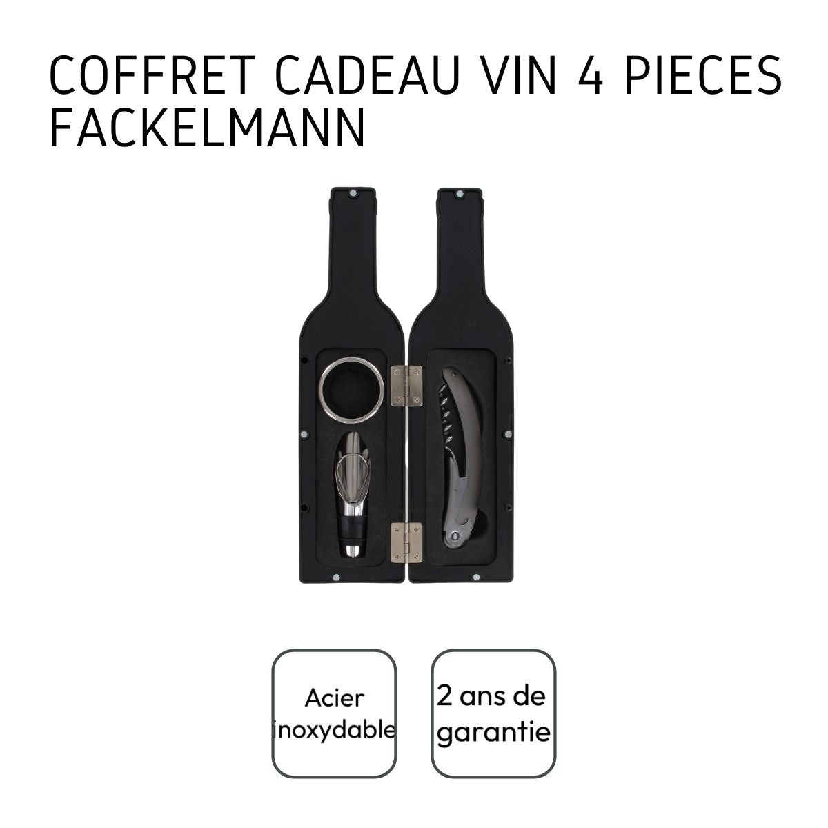 Coffret cadeau pour bouteille de vin Fackelmann - Mathon - 4
