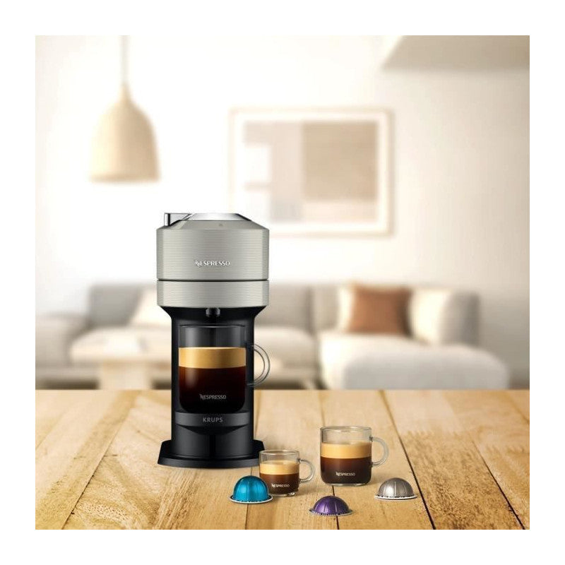 Krups Vertuo Next Machine Expresso Nespresso 1.1l Gris Clair Yy4298fd Nespresso - Mathon - 2