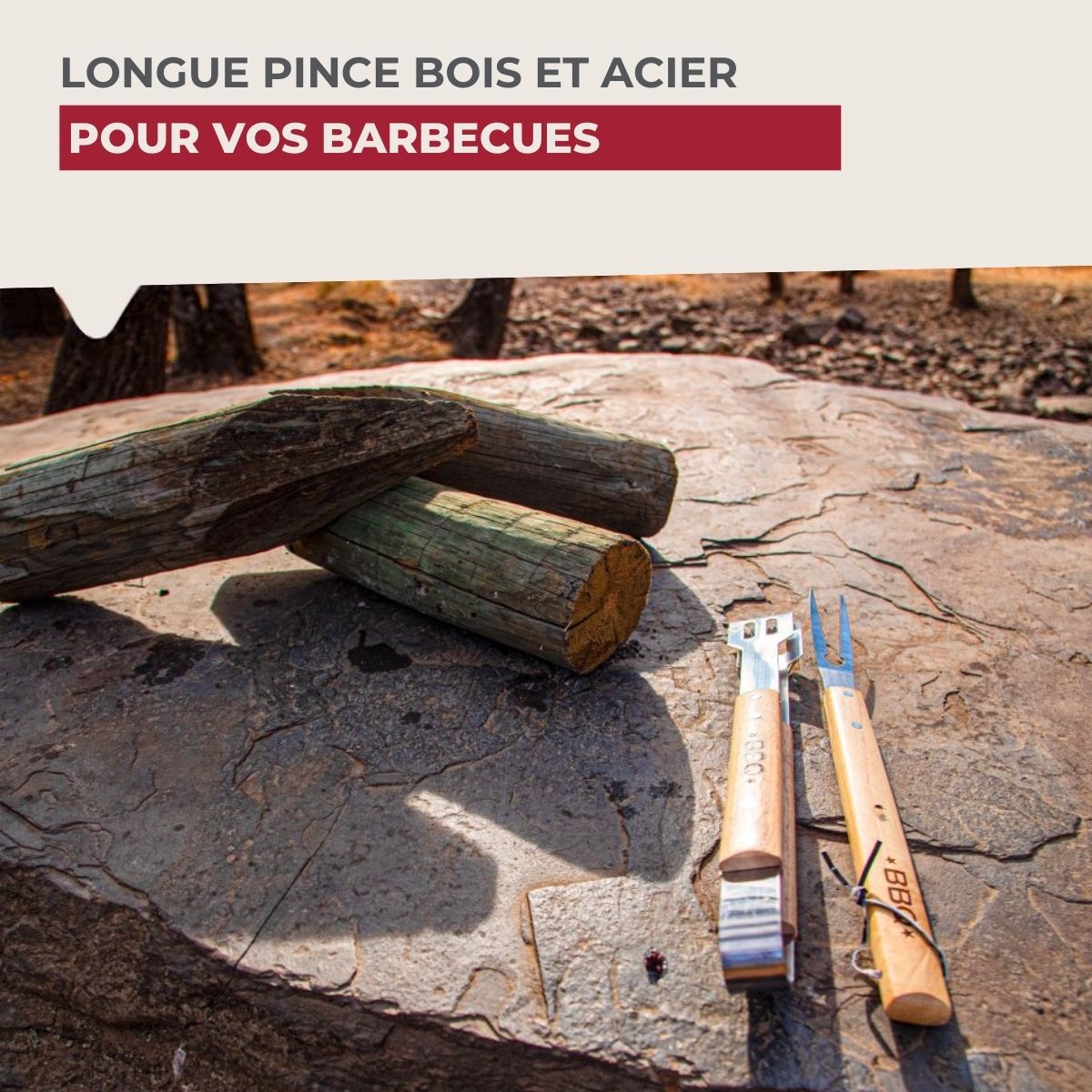 Ensemble de 2 Pinces à barbecue 39 cm  BBQ Edition Fackelmann - Mathon - 2