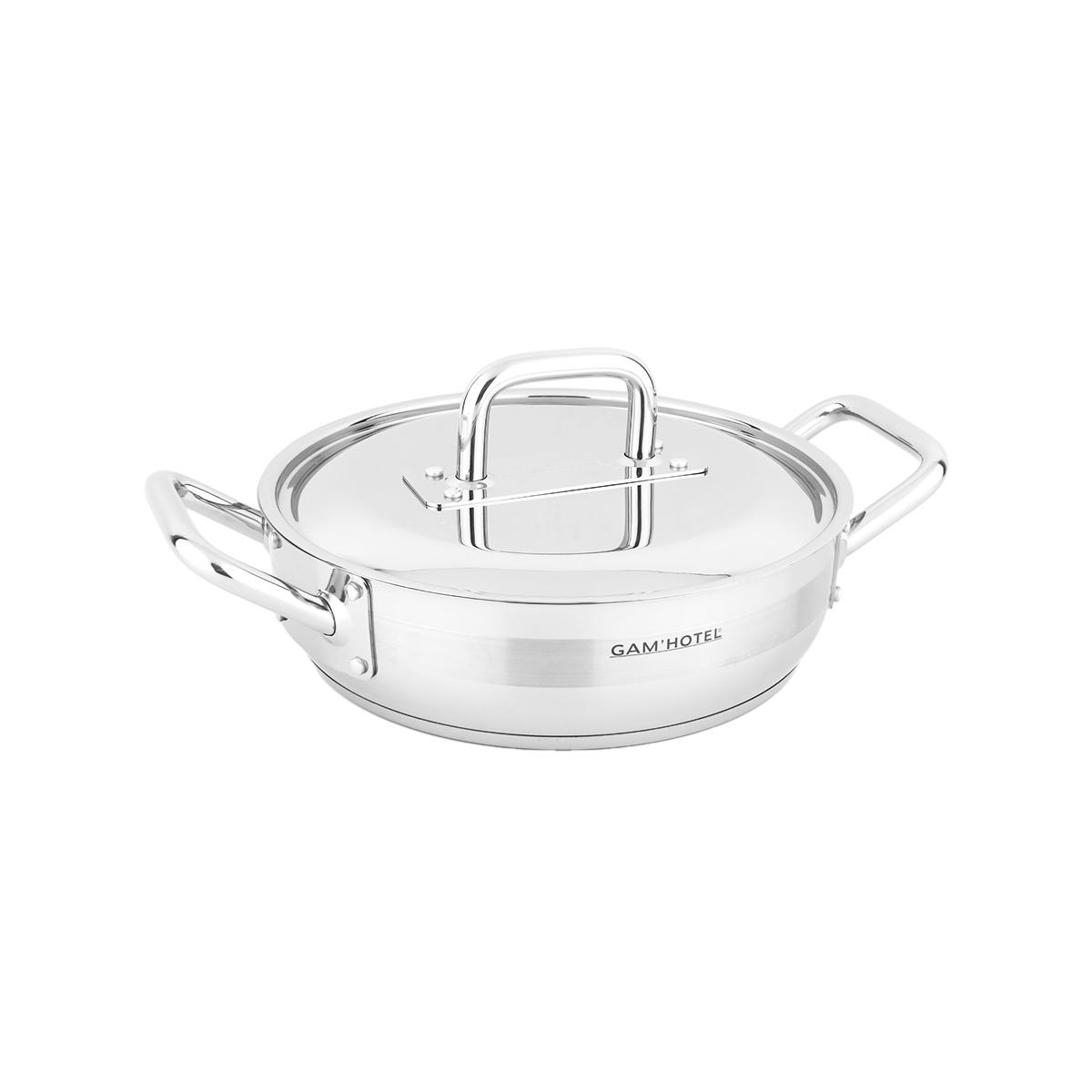 Sautoir inox 28x9cm induction Gam Hotel - Mathon - 2