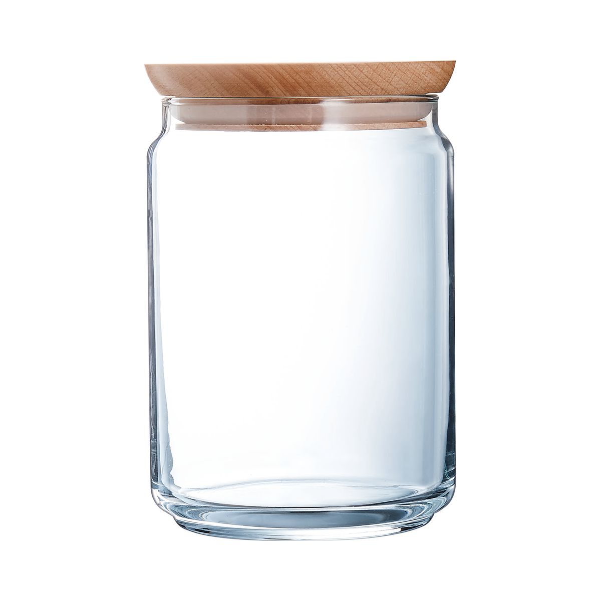 Pot de conservation en verre Pure Jar Wood - Luminarc Luminarc - Mathon - 1