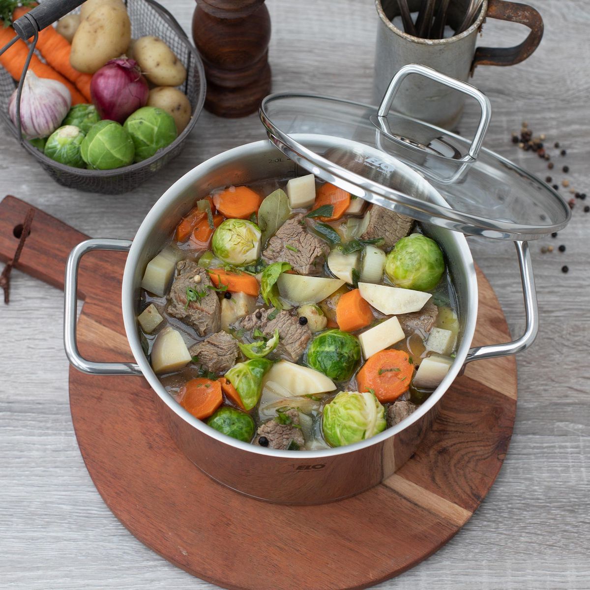 Faitout en inox 16 cm de 1,7 litres  Citrin Elo - Mathon - 2