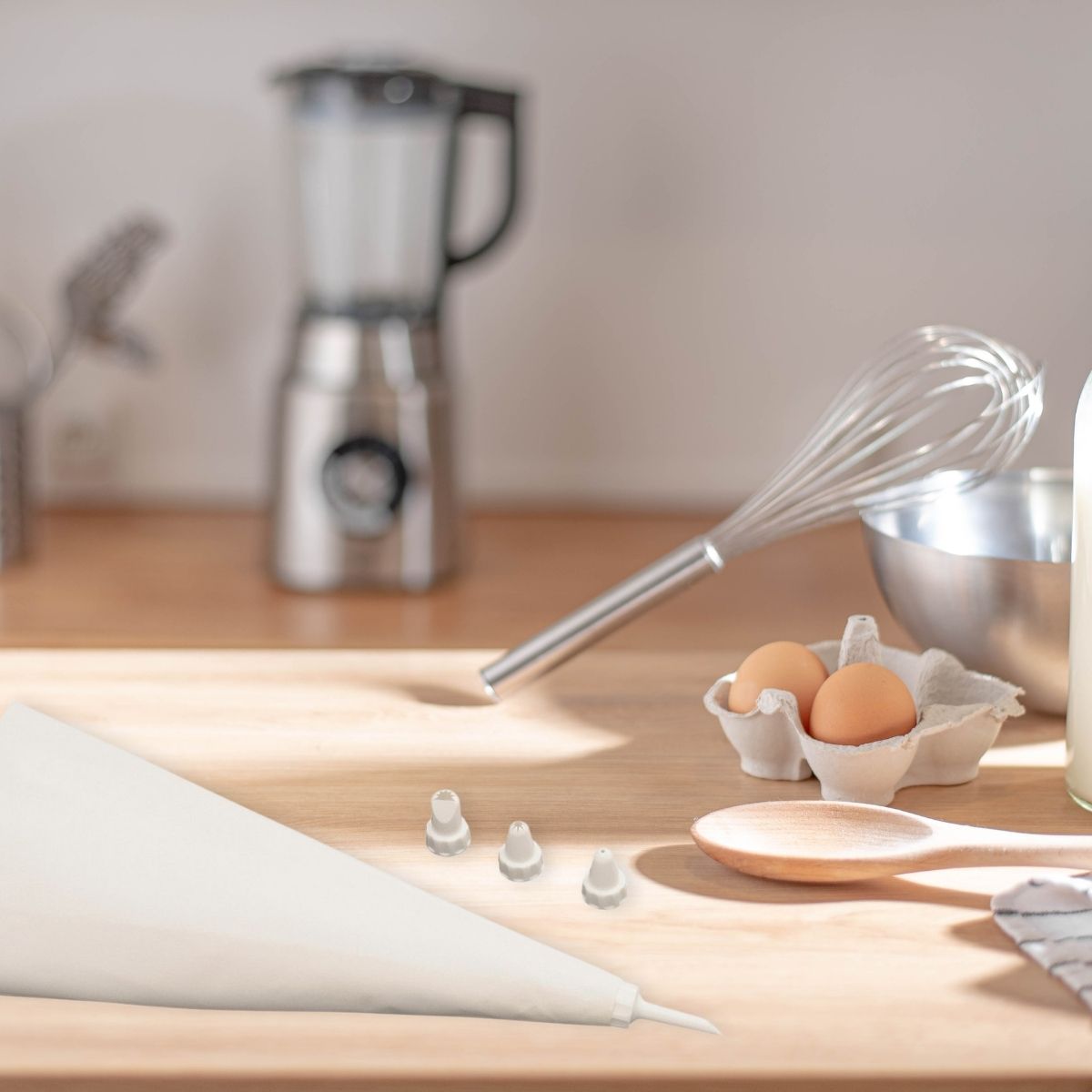 Poche à douille réemployable et 4 embouts plastique 31 cm Zenker Smart Pastry Zenker - Mathon - 2