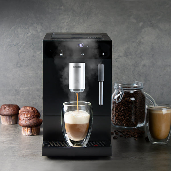 Machine à expresso automatique noire 1350 W Domo - Mathon - 3