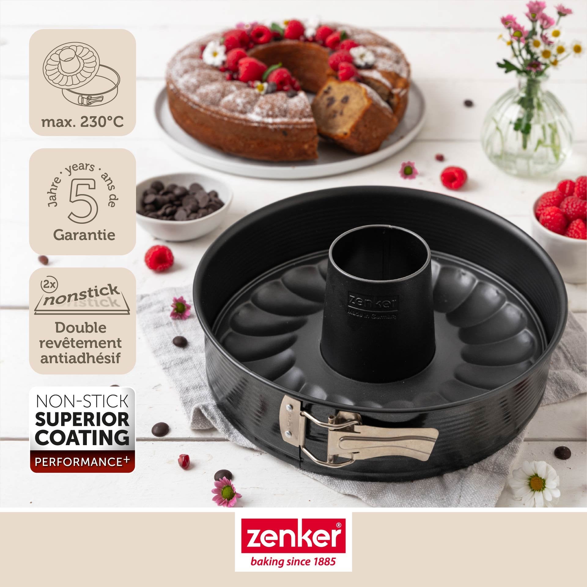 Moule à manqué et à savarin double fond 26 cm Zenker PerfectBack+ Zenker - Mathon - 7