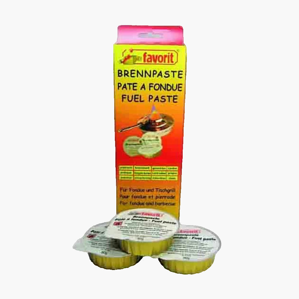 Pâte combustible pour fondue Favorit 3 x 80 g Divers - Mathon