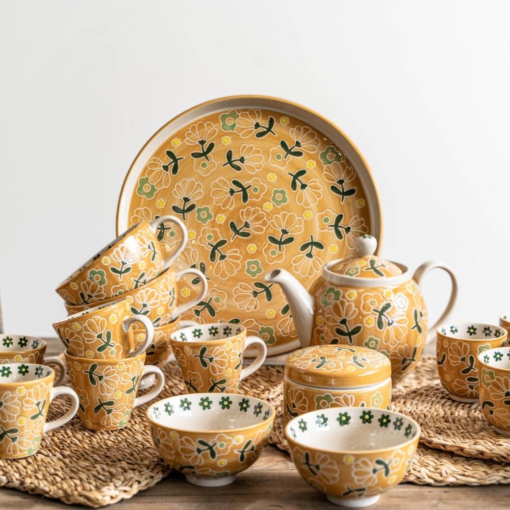 Coffret de 4 coupelles Peony 11 cm Table passion - Mathon - 2