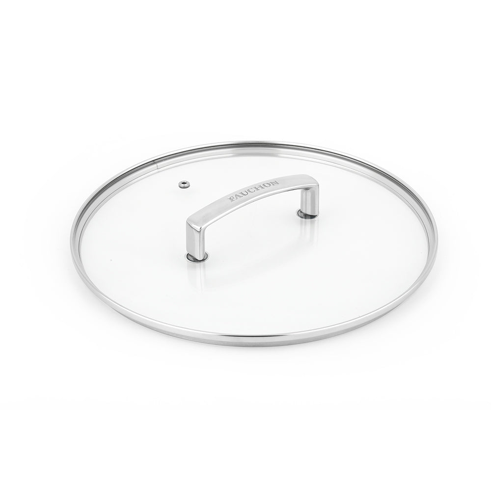 Couvercle 28cm en verre et en aluminium SIGNATURE Fauchon Art de la Table - Mathon - 2