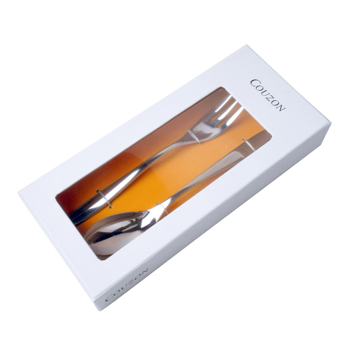 Epsilon - Fourchette et cuillère de service en coffret Couzon - Mathon - 2